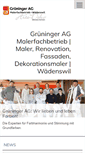 Mobile Screenshot of maler-grueninger.ch